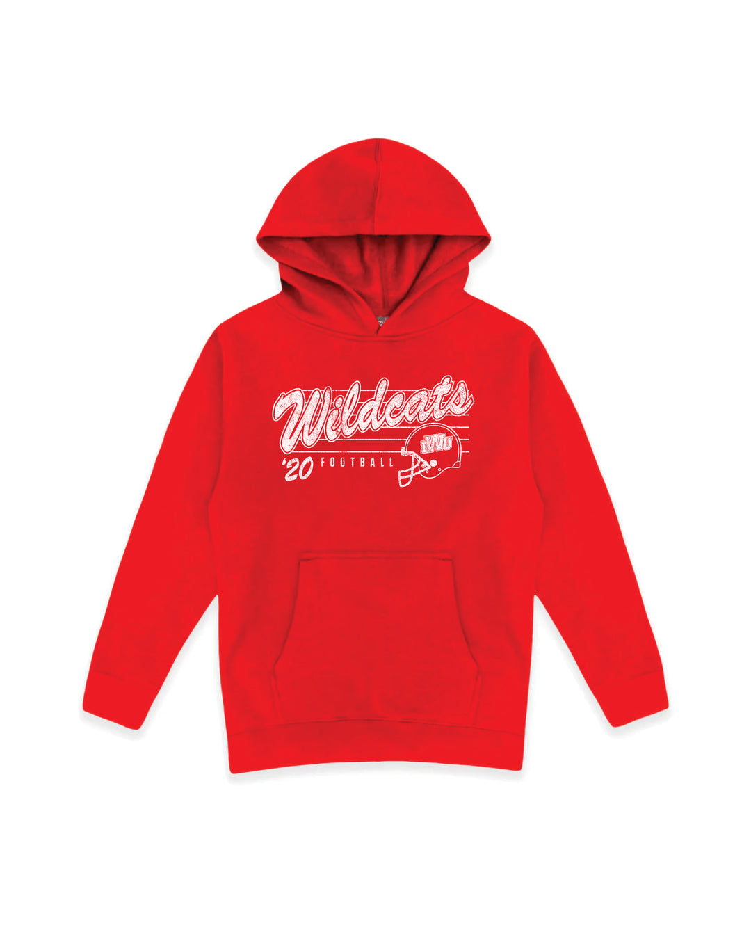 Youth American Football Hood | Team Red