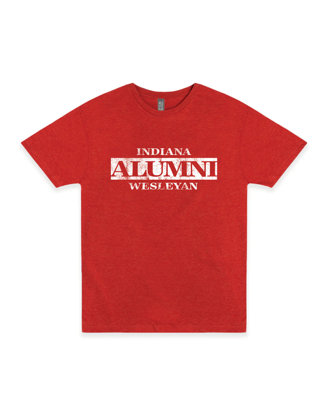 Throwback Stack Tee | Alumni | Red Heather