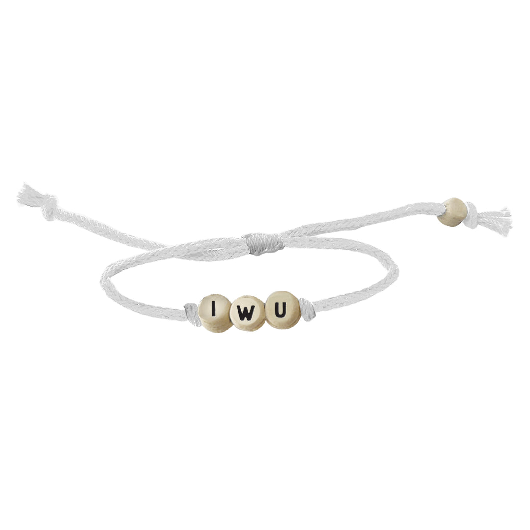 Mud Love Bitty Bead Bracelet | White