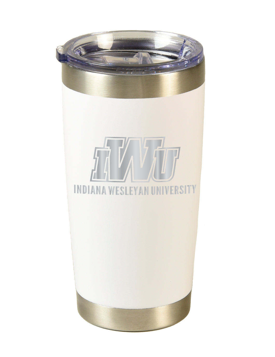 20oz Stainless Steel Tumbler, White