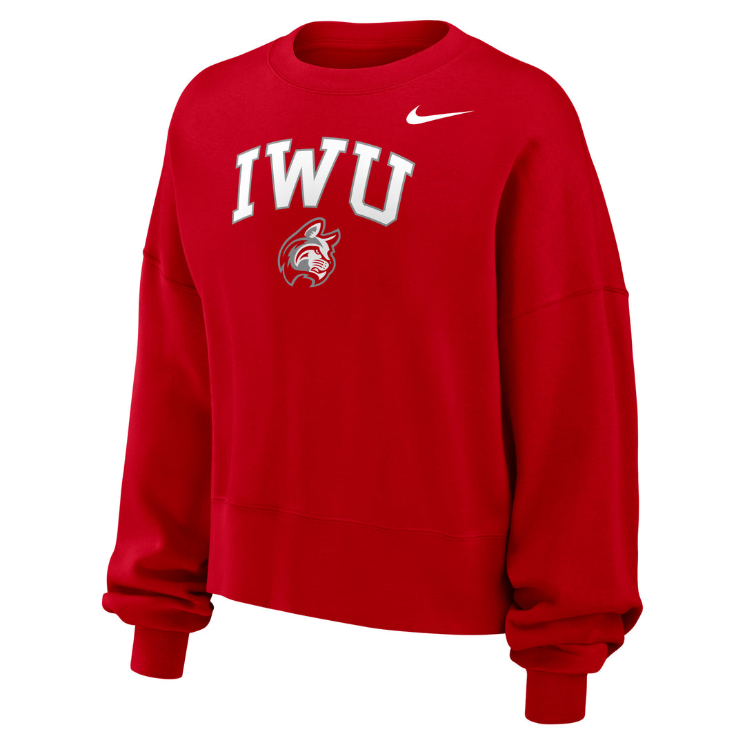 Phoenix Fleece Crew | Red