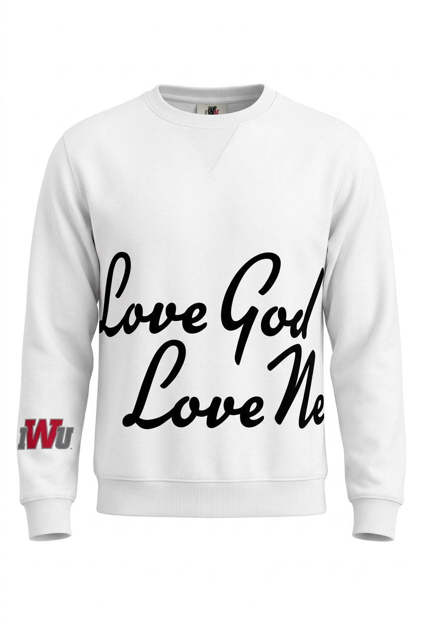 Love God, Love Neighbor Crew | White