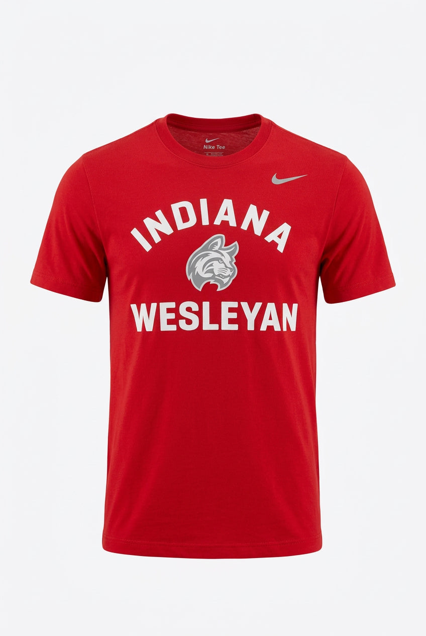 Dri-Fit Cotton Short Sleeve Tee | Red