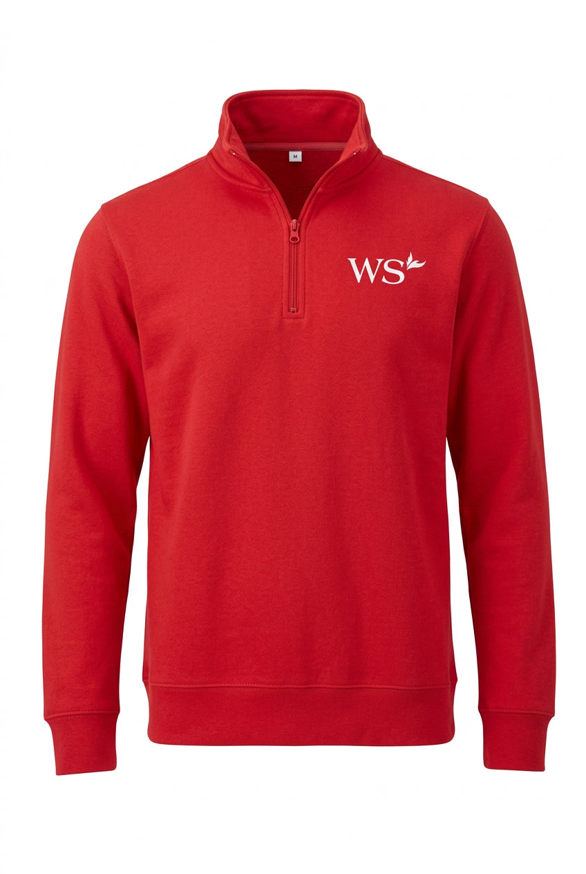 Wesley Seminary Cotton 1/4 Zip | Team Red