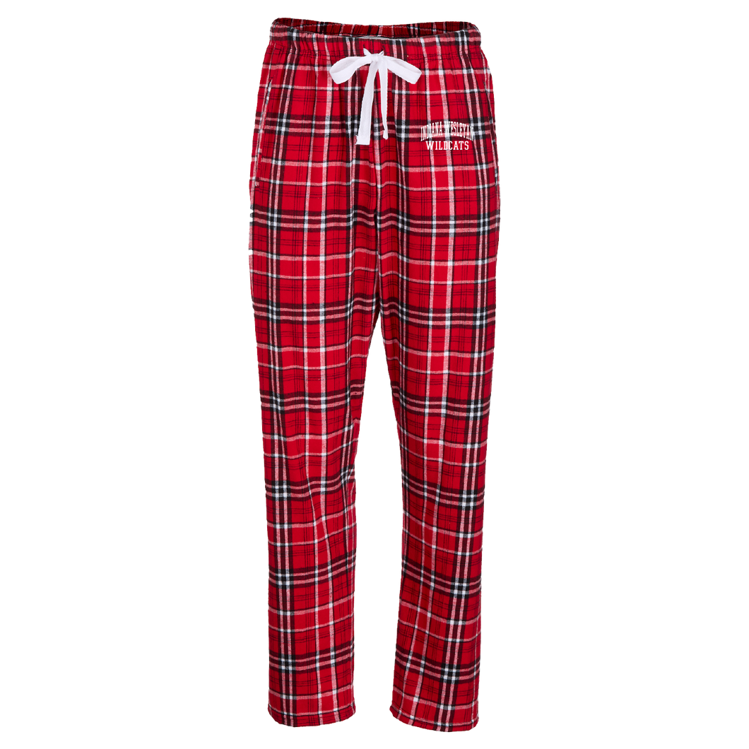 Haley Flannel Pant, Red/White Plaid (F23)