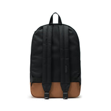 Load image into Gallery viewer, Herschel Heritage Backpack, Black Saddle/Brown