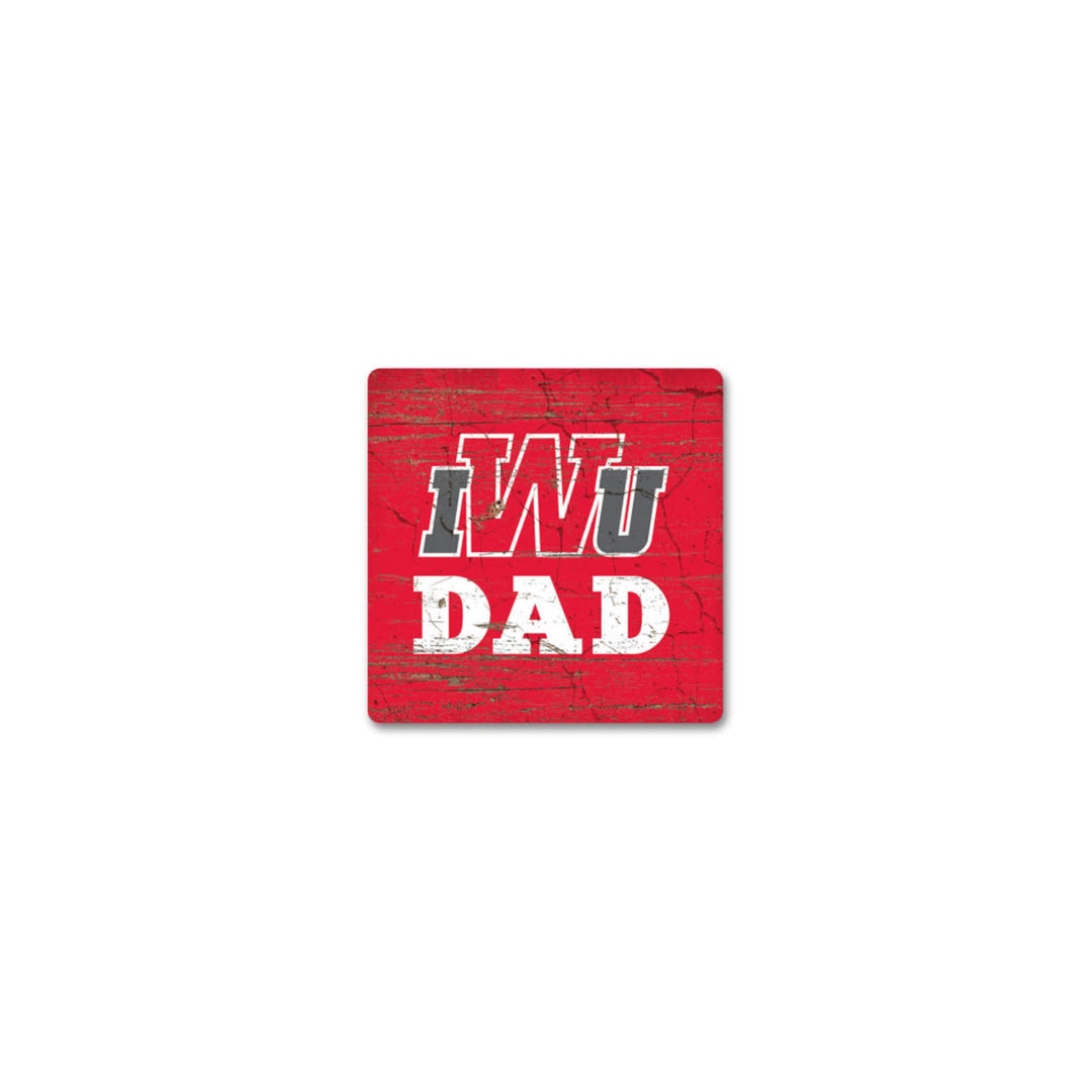 Home Square Wood Magnet