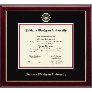 Church Hill Classics Gold Embossed Diploma Frame #219108, Black (#4)