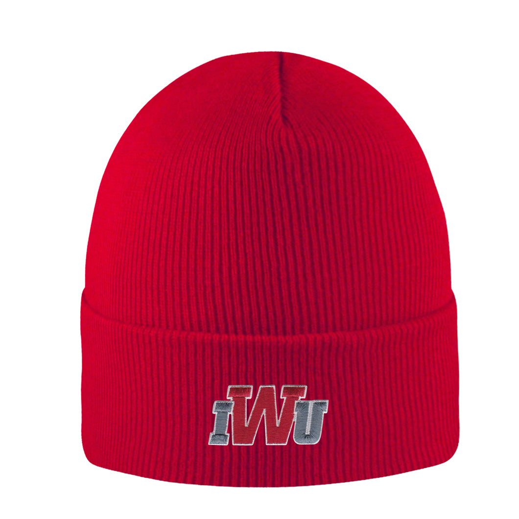 North Pole Beanie by LogoFit, Red