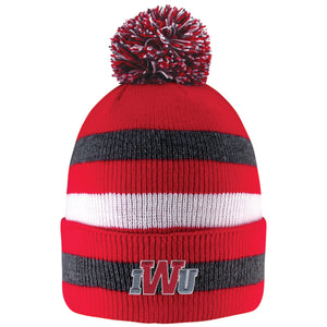 Prime Time Beanie by LogoFit, Red