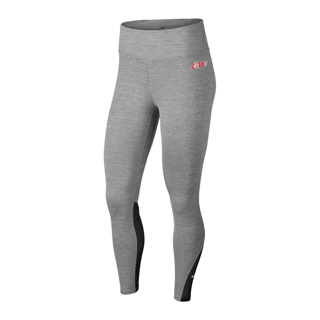 Leggings: Nike One 7/8 Tight- Iron Grey