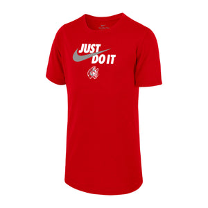 Youth Legend Short Sleeve Tee by Nike, Red (F22)