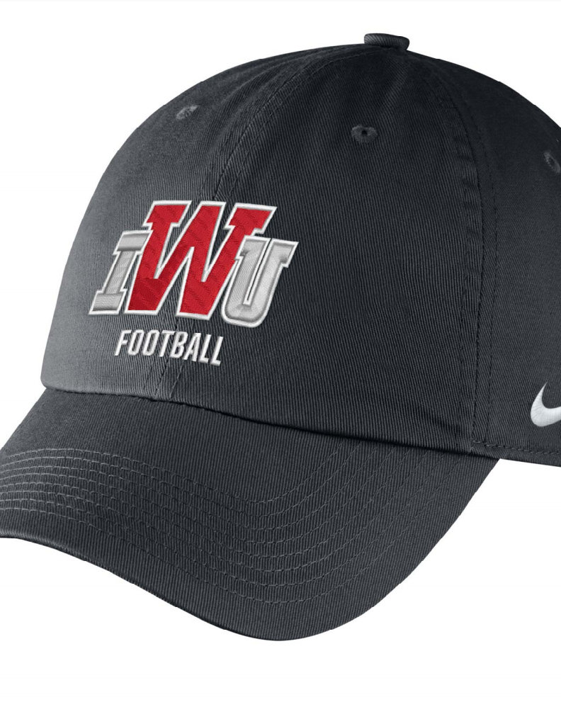 IWU Nike Football Campus Cap Anthracite IWU Campus Store Indiana Wesleyan Univ. Campus Store