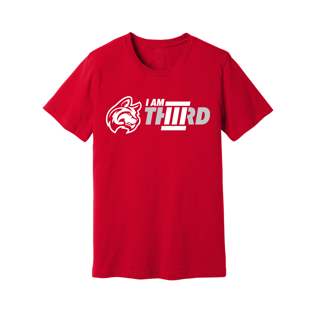 Youth I Am Third Basketball Tee (Red)