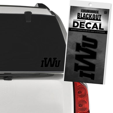 IWU Black Out Decal by CDI