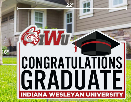 Graduation Yard Sign, Congratulations Graduate