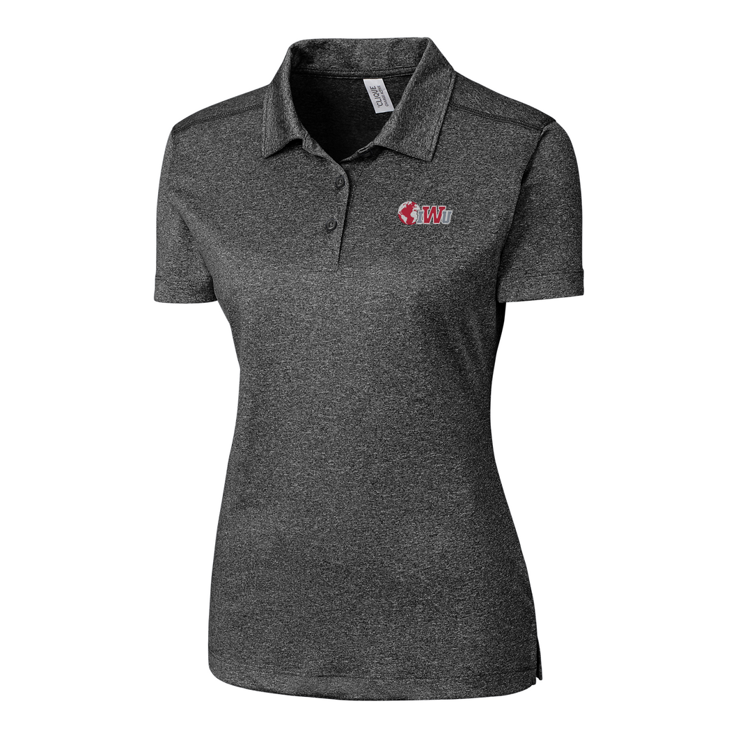 N&G Ladies Charge Active Polo, Black Heather