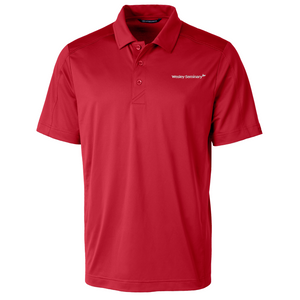 Prospect Textured Stretch Polo, Red