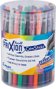 Pilot Frixion Colorstocks Erasable Gel Pen Display (23407)