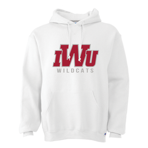 IWU Wildcats Twill Hood, White (F22)
