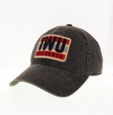 Old Favorite Wash Black Solid Cap with IWU Wildcats