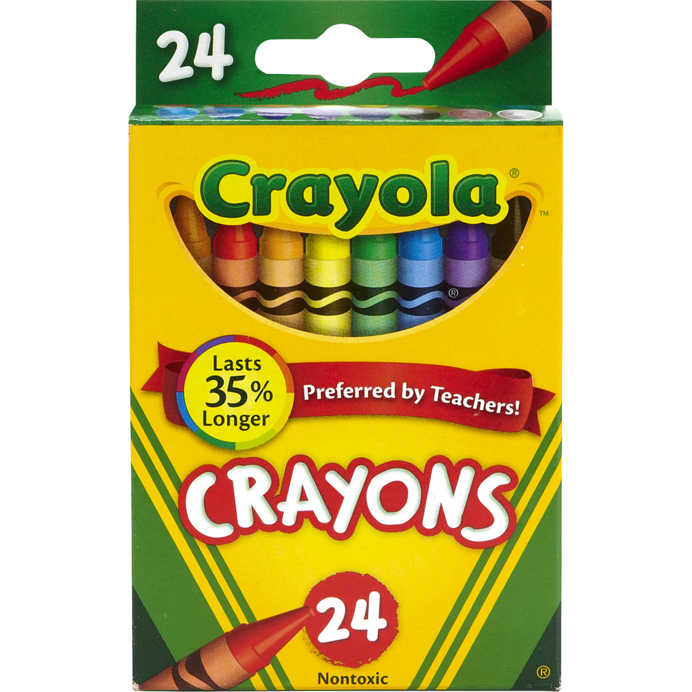 Crayons Asst Standard 24Pk (69018)