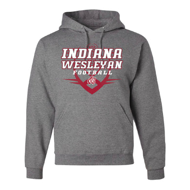 Hooded Football Sweatshirt, Oxford (FB22)