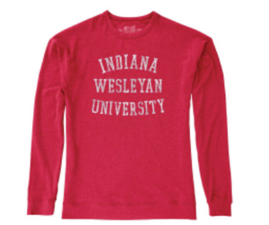WASHED HACHI CREWNECK, RED