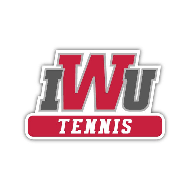 IWU Tennis Decal - M14
