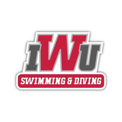 IWU Swimming & Diving Decal - M28