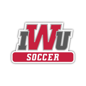 IWU Soccer Decal - M10