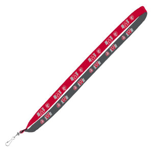 Spirit Products Inside Out Lanyard, Red and Charcoal