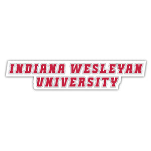 IWU Stacked Decal - D6