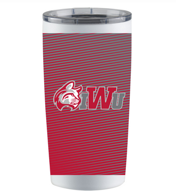 20 Oz. Vibrant Wrap Tumbler, White (F22)