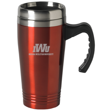 16 Oz. Stainless Insulated w/ Handle, Red (F22)
